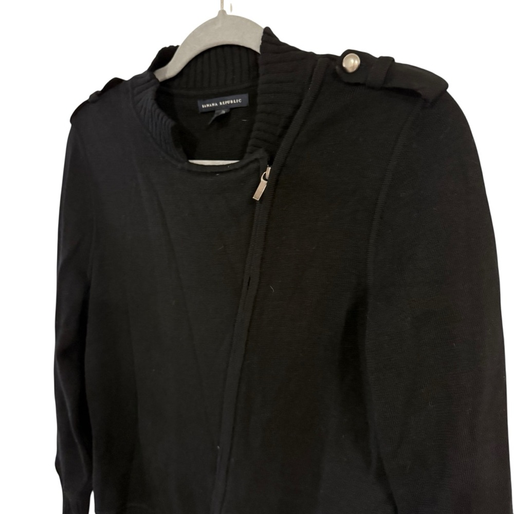 Banana Republic Asymmetrical Zip Cardigan